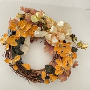 Fall Wreath For Front Door, Double Doors, Outdoor Autumn Harvest Porch Decor